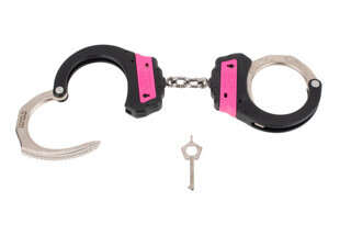 ASP Ultra Cuff Handcuffs feature a pink identifier